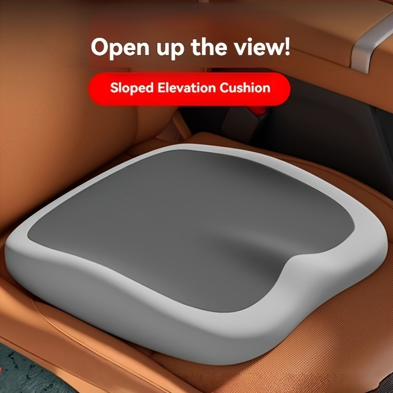 Memory Foam Car Neck Pillow Lumbar Support - Ergonomic Memory Foam Seat Cushion,Single Piece