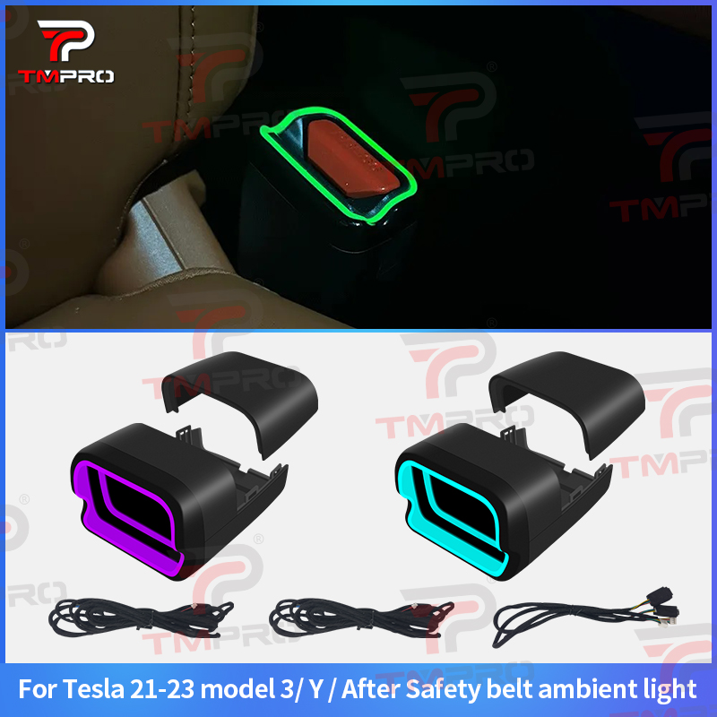 Led Ambient Interior Car Lights App Control - 64Colors APP Control Seat Belt LED