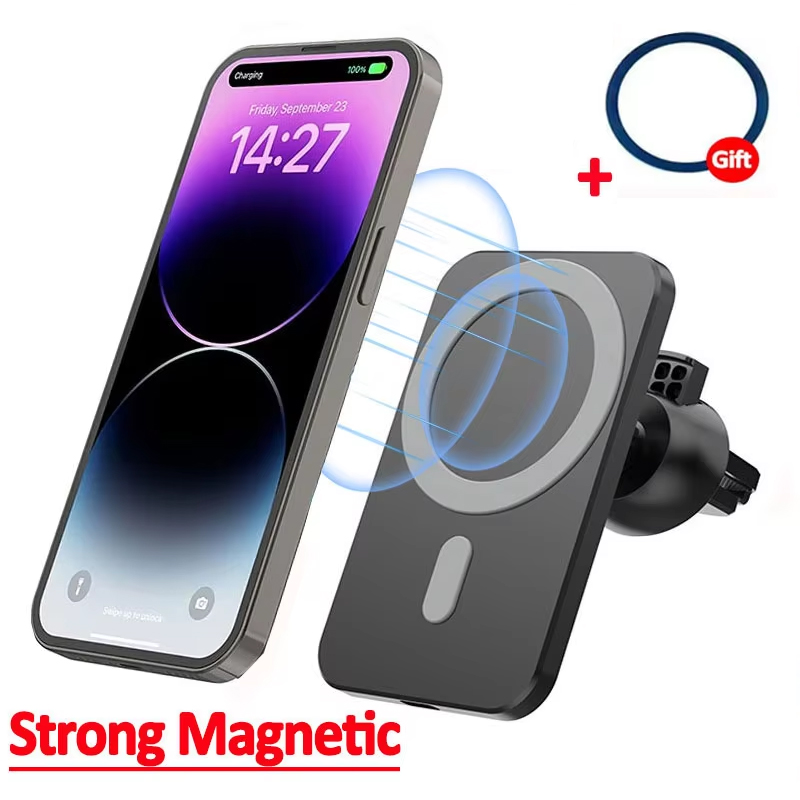 Magnetic Phone Holder For Car Vent - Magnetic Wireless Car Charger For MagSafe