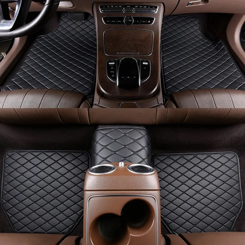 Car Floor Mats Universal Waterproof Leather - Car Floor Mats 5Pcs Universal Quality