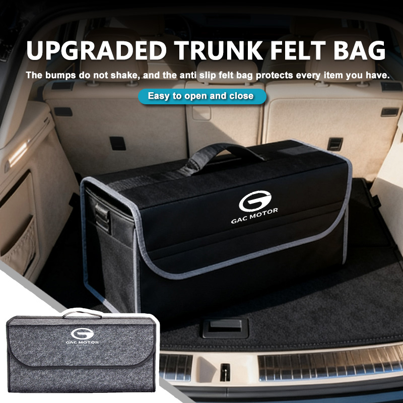 Car Trunk Organizer Foldable Storage Box - For GAC MOTOR Foldable Felt Car