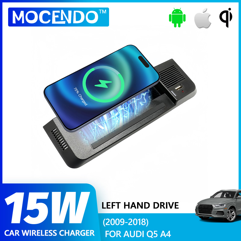 Wireless Car Charger Mount Fast Charging - Car Fast Wireless Charger for Audi