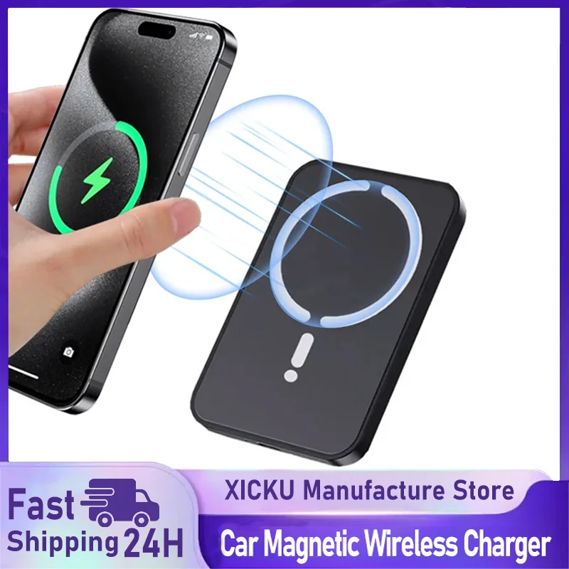 Magnetic Phone Holder For Car Vent - Magnetic Car Wireless Charger Air Vent