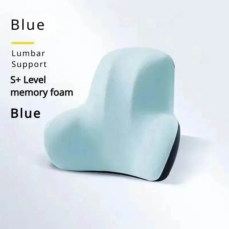 Memory Foam Car Neck Pillow Lumbar Support - 2025 Upgraded Orthopedic Memory Foam Lumbar