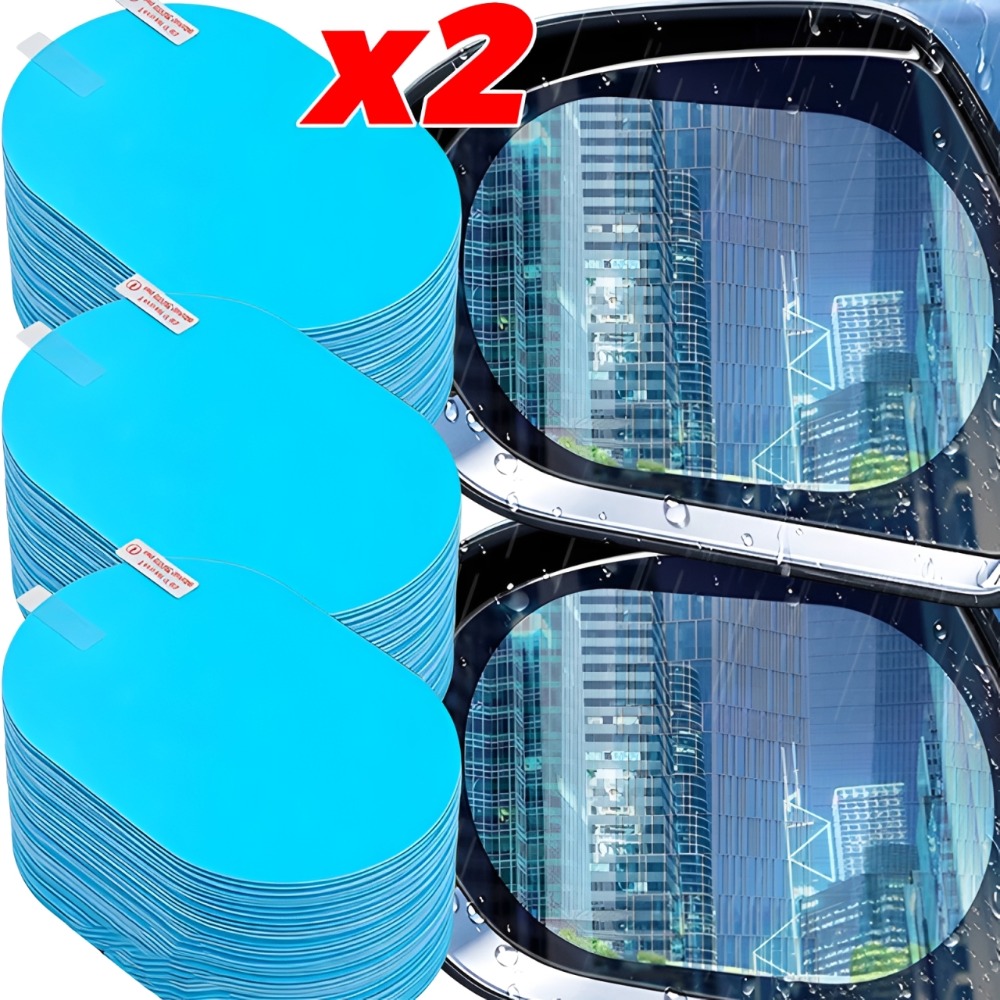 Anti Glare Car Rearview Mirror Film - 2/1pcs Universal Anti-Fog Anti-glare Rainproof Car