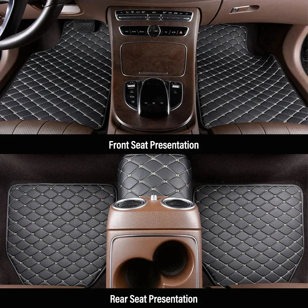 Car Floor Mats Universal Waterproof Leather - Car Floor Mats 4PCS Universal PU