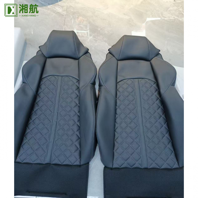 Leather Car Seat Covers Full Set Universal - Suitable for Audi Luxury Design PU