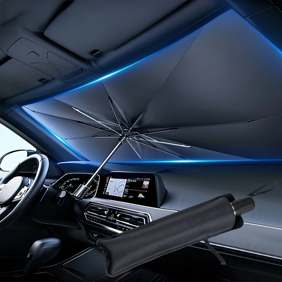 Car Sunshade Windshield Umbrella Foldable - Multi Purpose Convenient Foldable Car Windshield