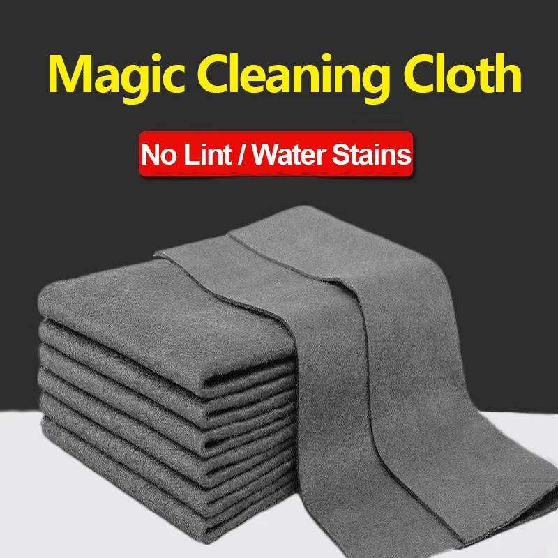 Microfiber Car Drying Towel Super Absorbent - Magic Cloth Glass No Trace No