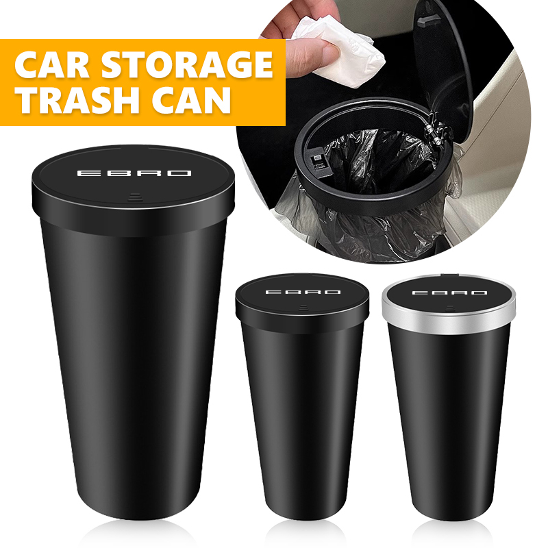 Waterproof Car Trash Can With Lid - Car Trash Can Mini Waterproof Storage