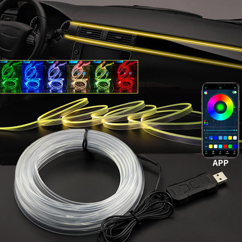 Led Ambient Interior Car Lights App Control - Car Interior Atmosphere Light Ambient LED