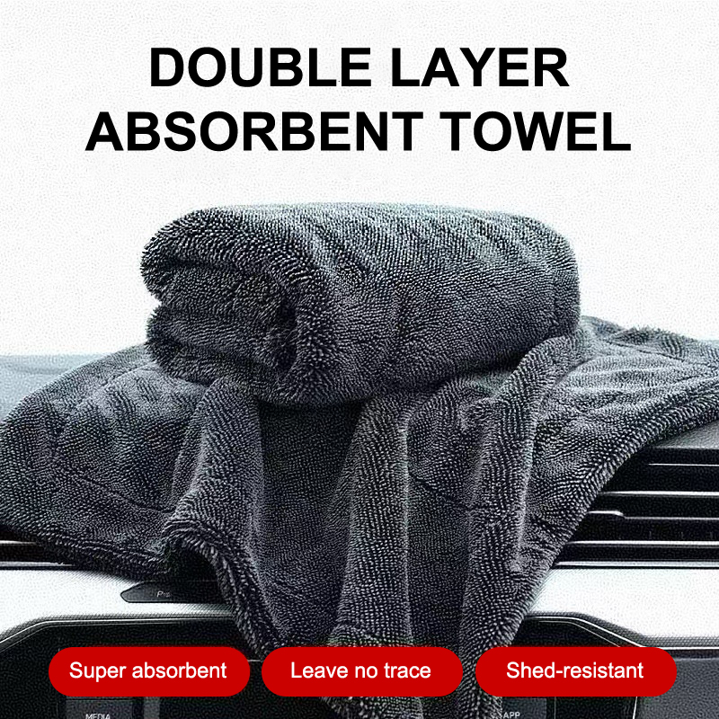 Microfiber Car Drying Towel Super Absorbent - [CA2] Microfiber Drying Towel Twisted Pile