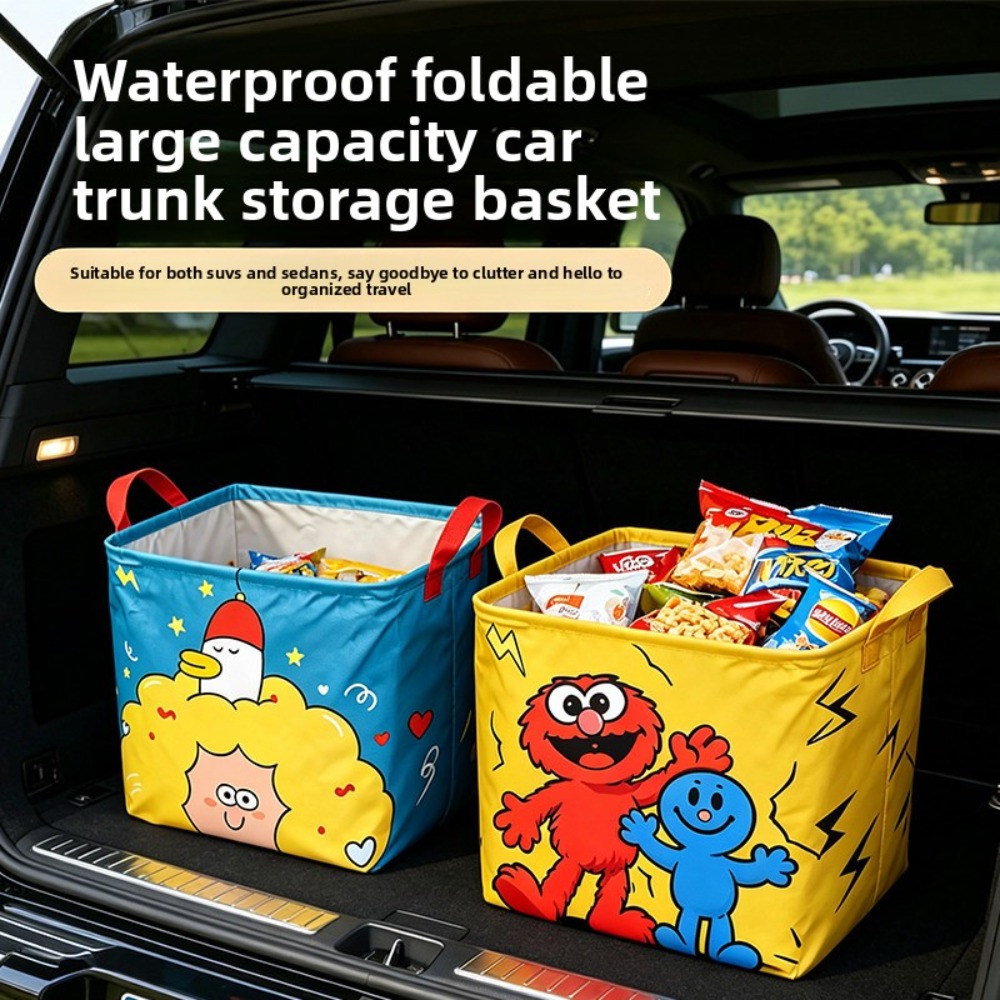 Car Trunk Organizer Foldable Storage Box - 1pc Foldable Car Trunk Storage Box