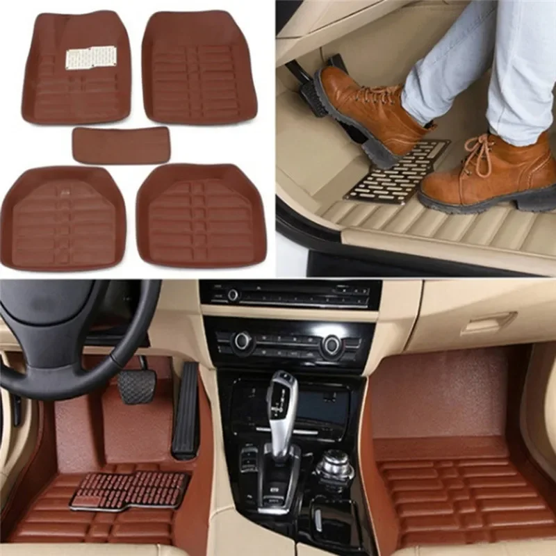 Car Floor Mats Universal Waterproof Leather - NEW Luxury Leather Car Floor Mats
