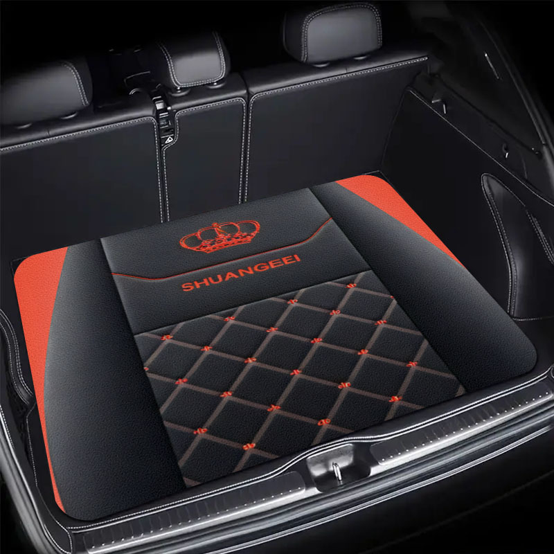 Car Floor Mats Universal Waterproof Leather - Universal Car Floor Mat Luxury Black
