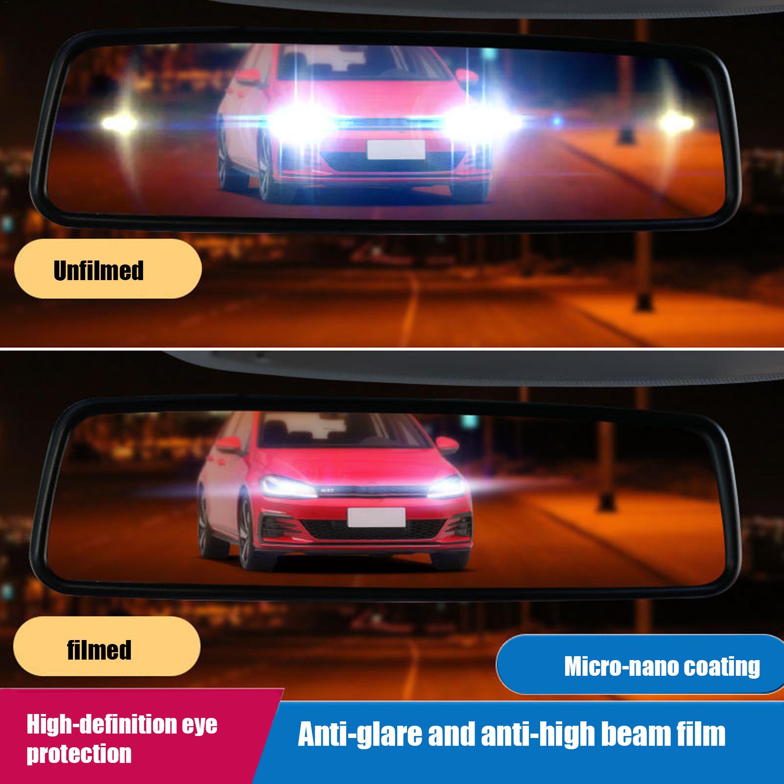 Anti Glare Car Rearview Mirror Film - Anti-glare Car Interior Mirror Sticker Film