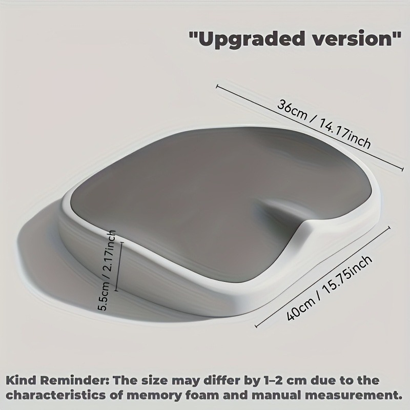 Ergonomic Memory Foam Seat Cus - Memory Foam Car Neck Pillow Lumbar Support recension och pris