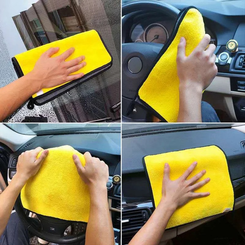 1/20pcs Car Cleaning Microfibe - Microfiber Car Drying Towel Super Absorbent recension och pris