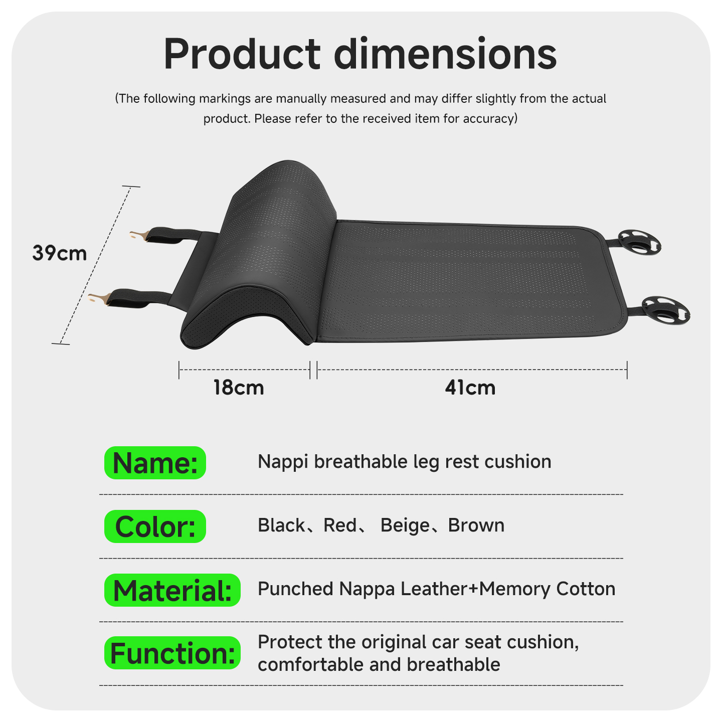 For Tesla Model 3 Y S X New Y  - Memory Foam Car Neck Pillow Lumbar Support recension och pris