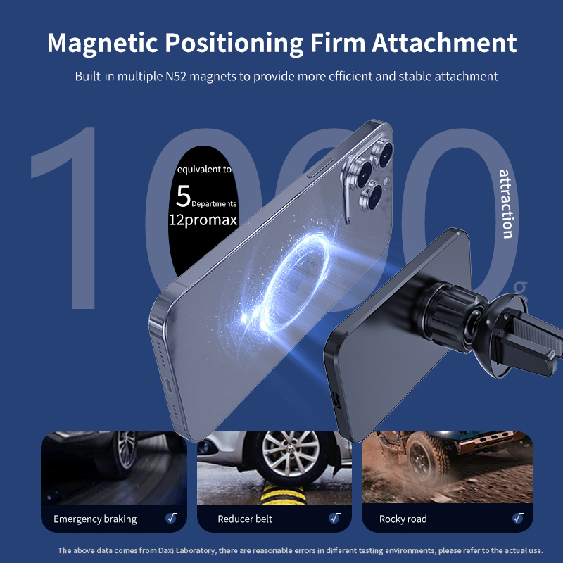 Magnetic Wireless Car Charger  - Magnetic Phone Holder For Car Vent recension och pris