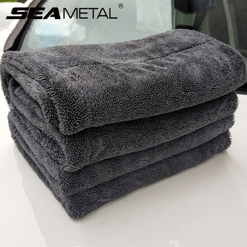 Car Wash Towel 1200GSM Double  - Microfiber Car Drying Towel Super Absorbent recension och pris