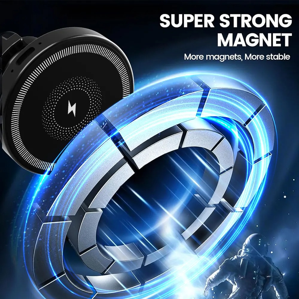 Magnetic Wireless Car Charger  - Magnetic Phone Holder For Car Vent recension och pris
