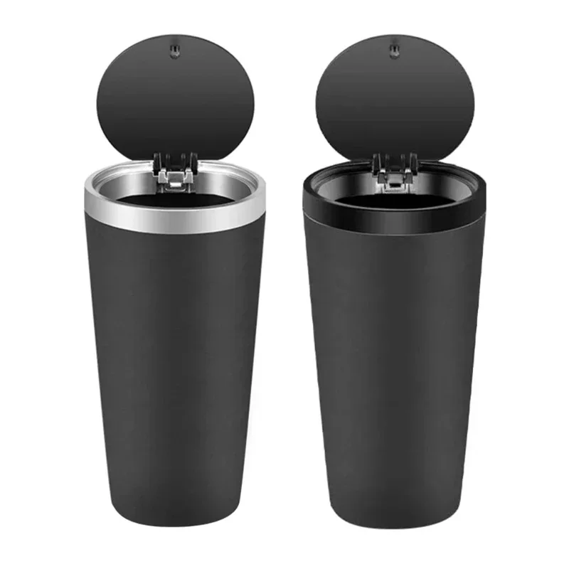 for Cup Holders Storage Compac - Waterproof Car Trash Can With Lid recension och pris