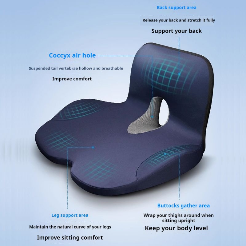 Car Main Driver Seat Booster S - Memory Foam Car Neck Pillow Lumbar Support recension och pris