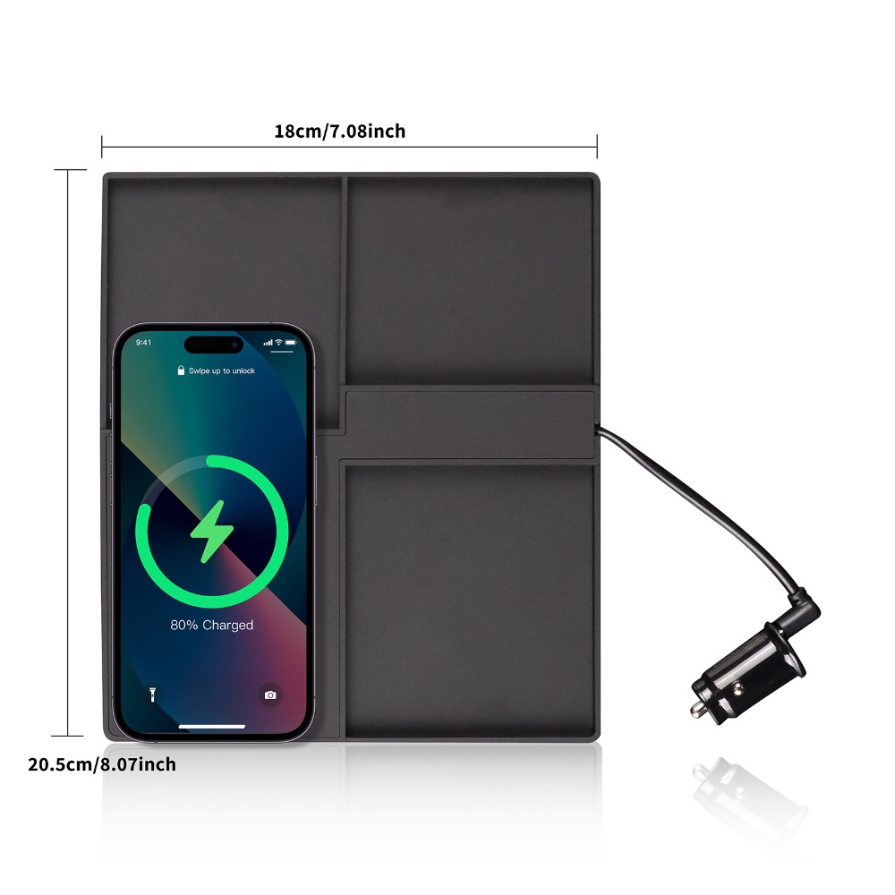 Car Wireless Charger Pad Stabl - Wireless Car Charger Mount Fast Charging recension och pris