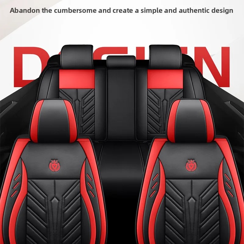 Breathable 5-Seater Car Seat C - Leather Car Seat Covers Full Set Universal recension och pris