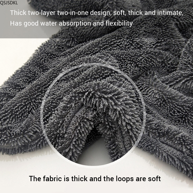 1200GSM/600GSM Microfiber Car  - Microfiber Car Drying Towel Super Absorbent recension och pris