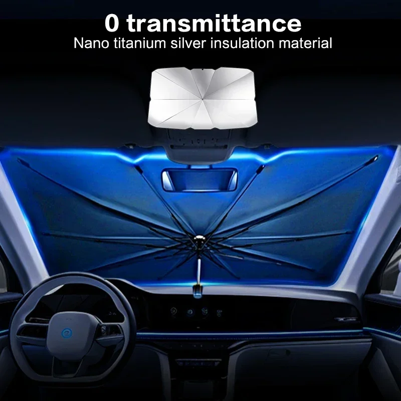 Car Sunshade Windshield Umbrel - Car Sunshade Windshield Umbrella Foldable recension och pris
