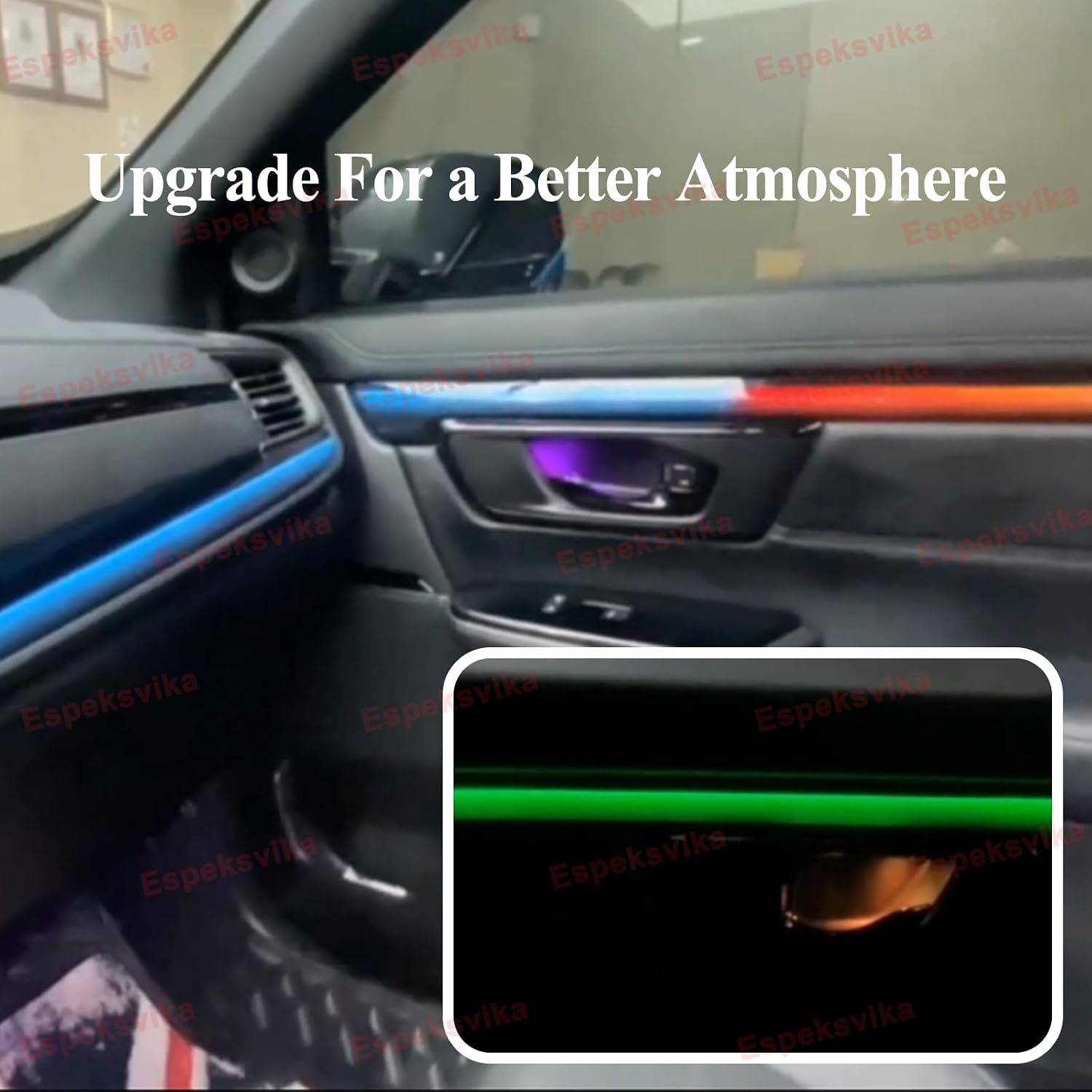 18 in 1 LED Ambient Lights for - Led Ambient Interior Car Lights App Control recension och pris