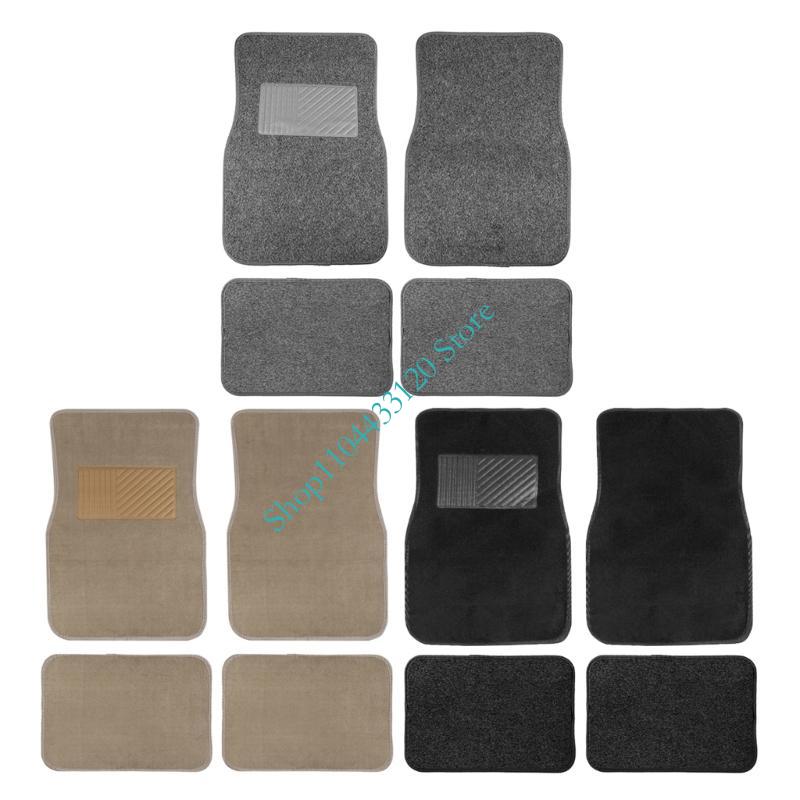 0XXD 4PCS Universal Car Floor  - Car Floor Mats Universal Waterproof Leather recension och pris