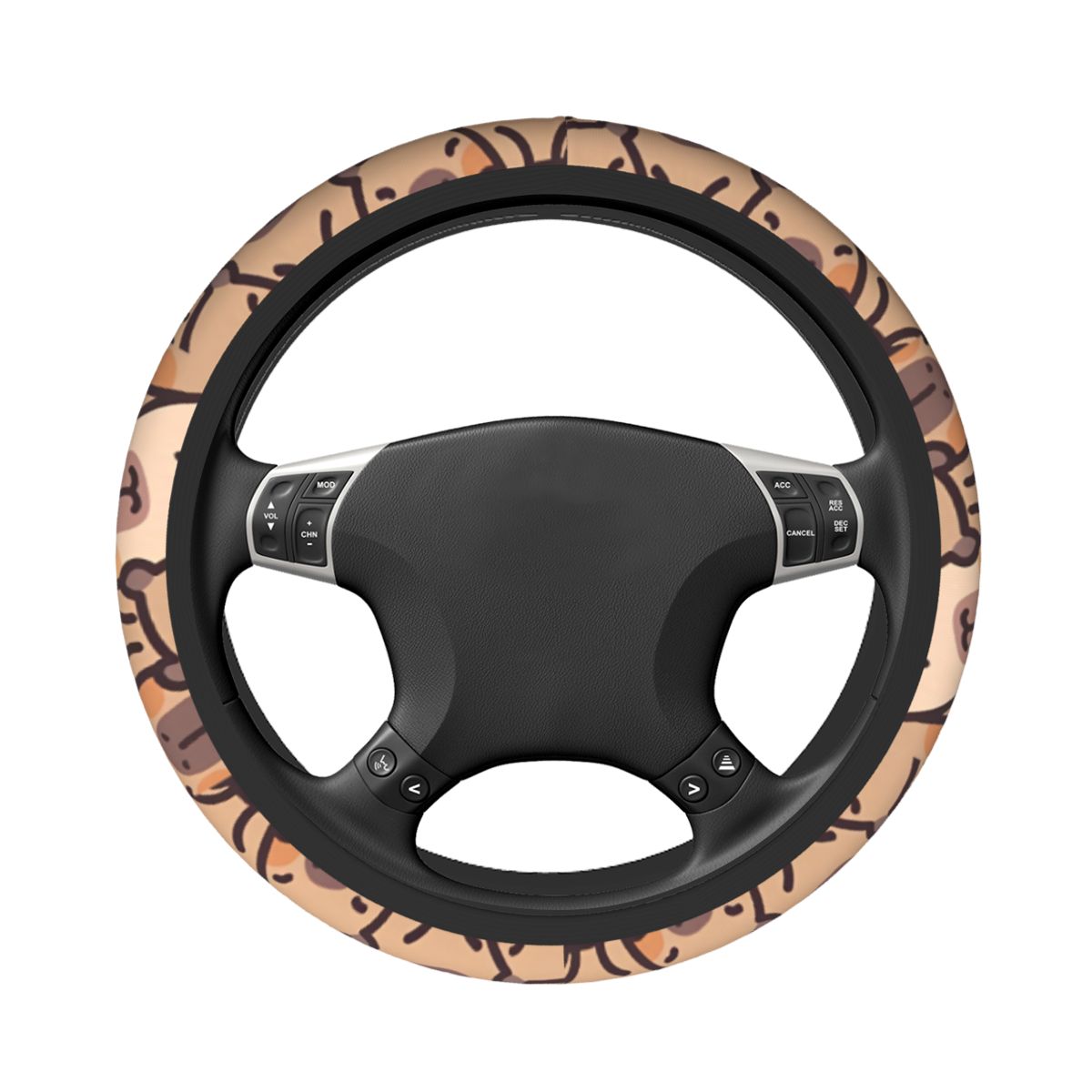 Kawaii Anime Capybara Car Stee - Car Steering Wheel Cover Anti Slip Breathable recension och pris