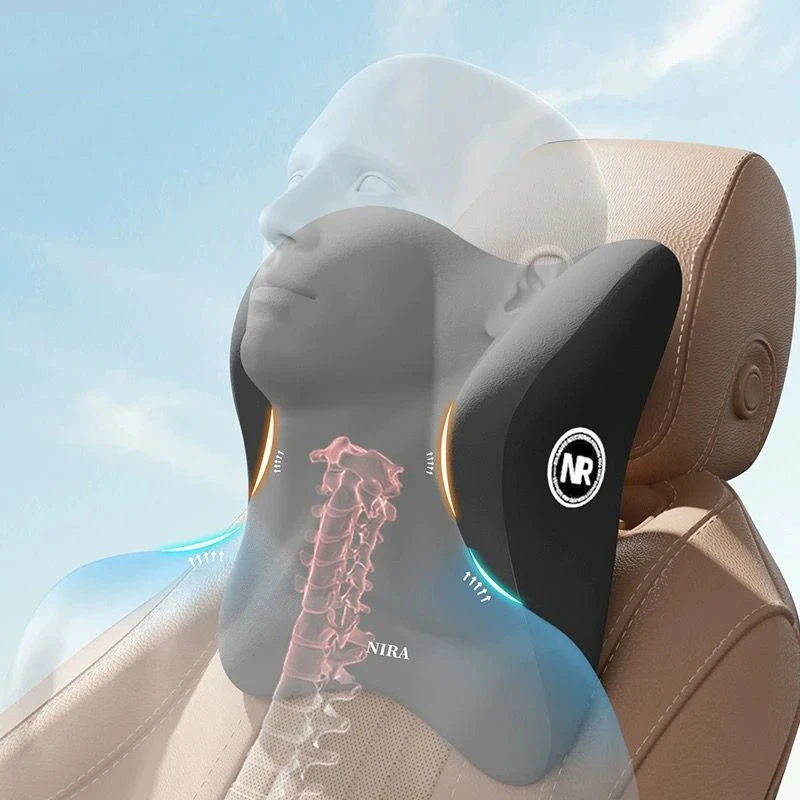 Car Memory Foam Headrest Set C - Memory Foam Car Neck Pillow Lumbar Support recension och pris