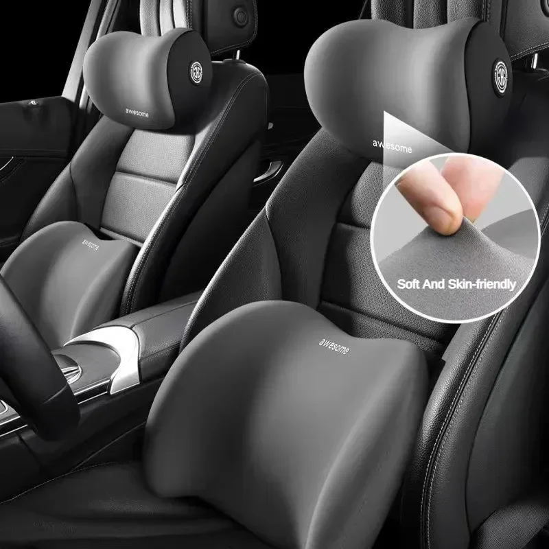 Car Headrest Lumbar Support Me - Memory Foam Car Neck Pillow Lumbar Support recension och pris