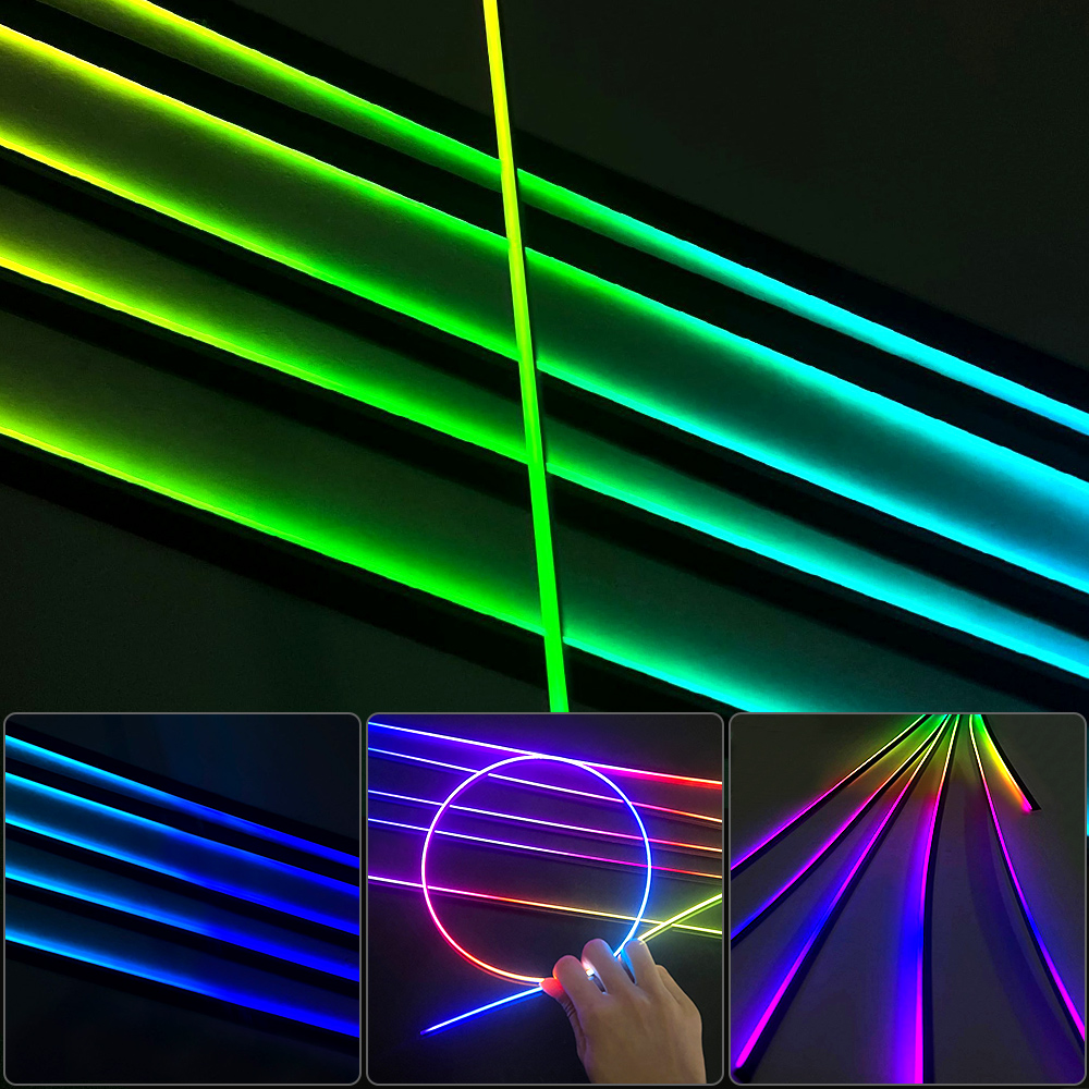 18 in 1 64 Color RGB Symphony  - Led Ambient Interior Car Lights App Control recension och pris