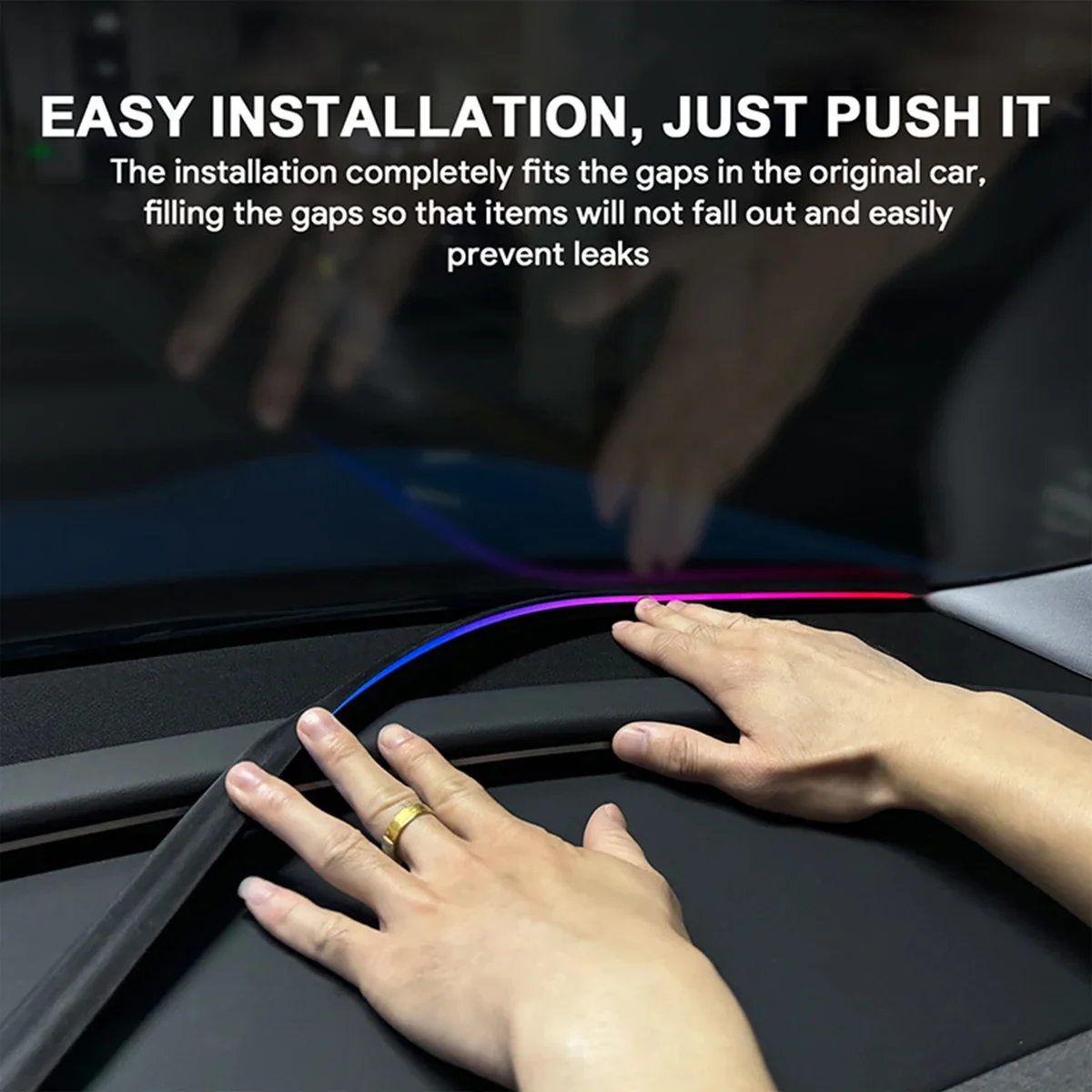 140/150CM LED Car Ambient Ligh - Led Ambient Interior Car Lights App Control recension och pris