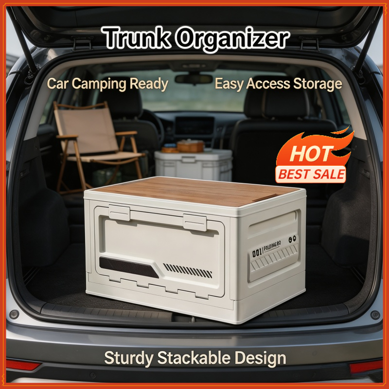 Outdoor Storage Box Camping Fo - Car Trunk Organizer Foldable Storage Box recension och pris