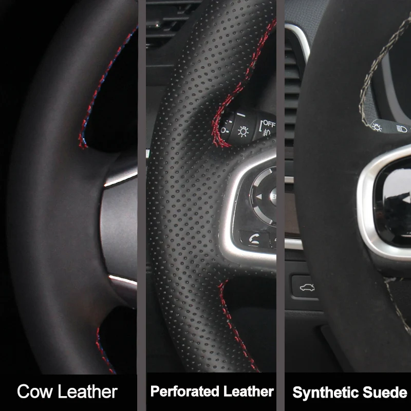 For Hyundai Elantra 4 2016-201 - Car Steering Wheel Cover Anti Slip Breathable recension och pris