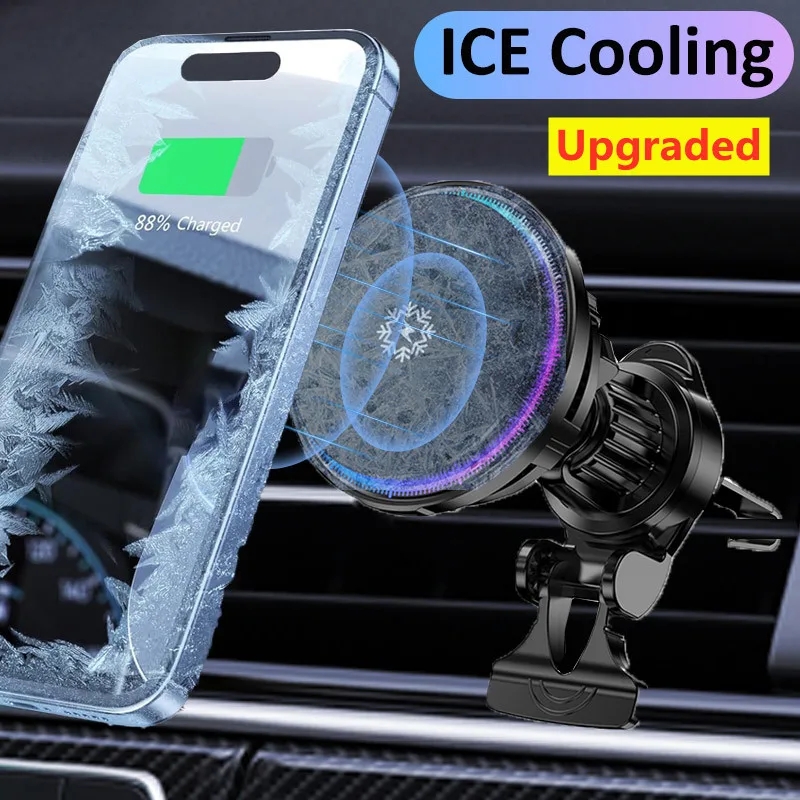 Ice Cooling Magnetic Wireless  - Wireless Car Charger Mount Fast Charging recension och pris
