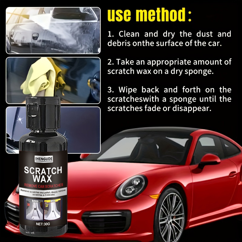 1 Piece 30g Car Scratch Repair - Car Scratch Repair Polishing Wax Paste recension och pris