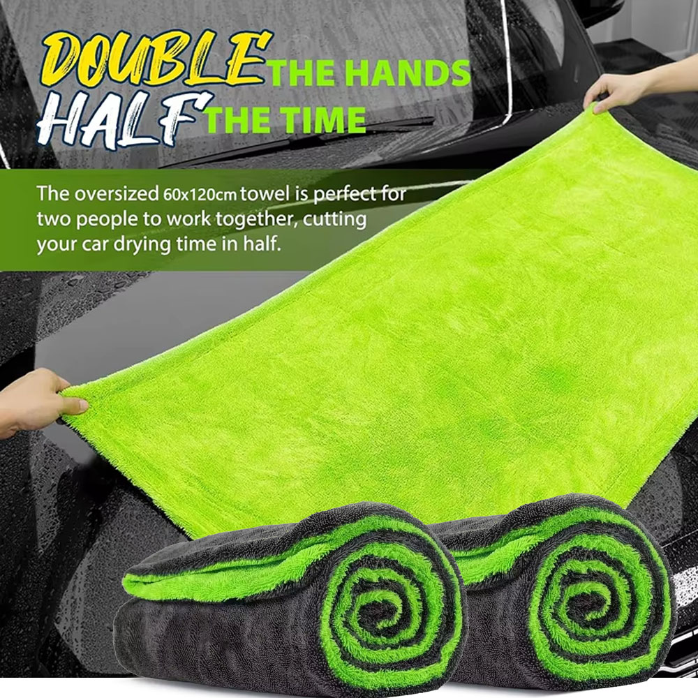 Ultra Thick Microfiber Car Was - Microfiber Car Drying Towel Super Absorbent recension och pris