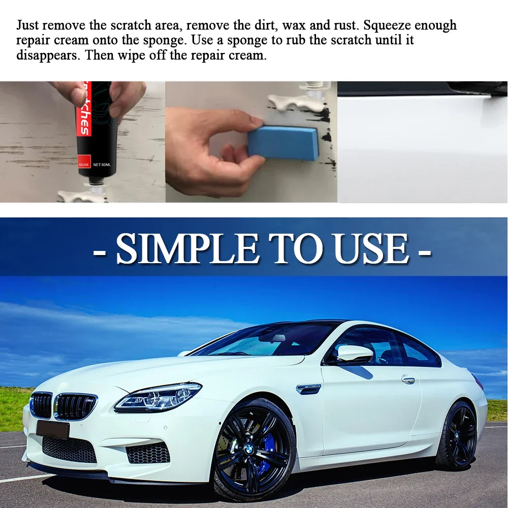 Car Scratch Polishing Paste Pa - Car Scratch Repair Polishing Wax Paste recension och pris