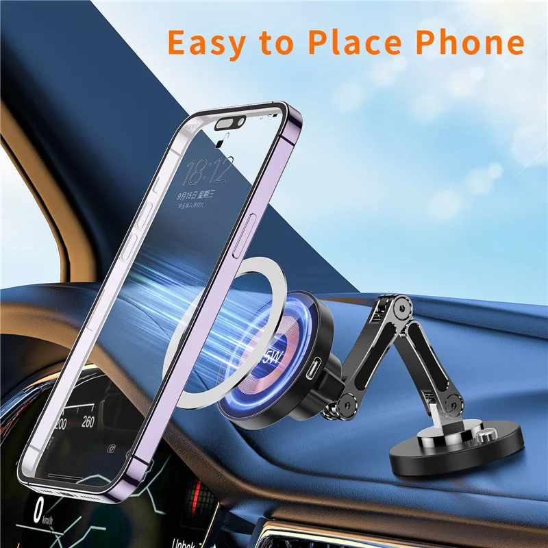 Magnetic Car Wireless Charger  - Wireless Car Charger Mount Fast Charging recension och pris