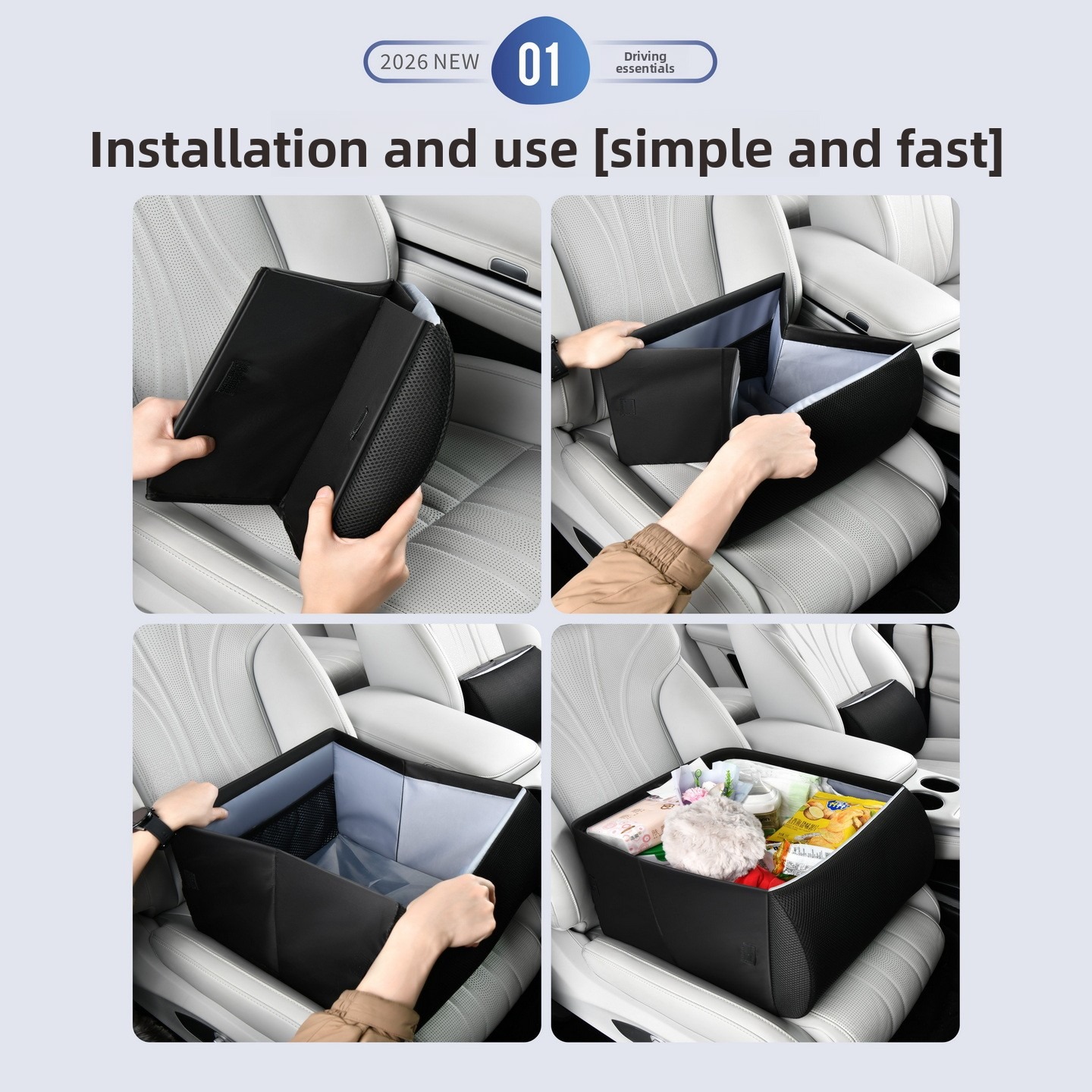 2-in-1 Multifunctional Car Sea - Car Trunk Organizer Foldable Storage Box recension och pris