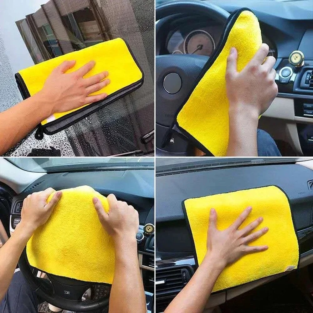 Wholesale Double Sides Car Mic - Microfiber Car Drying Towel Super Absorbent recension och pris