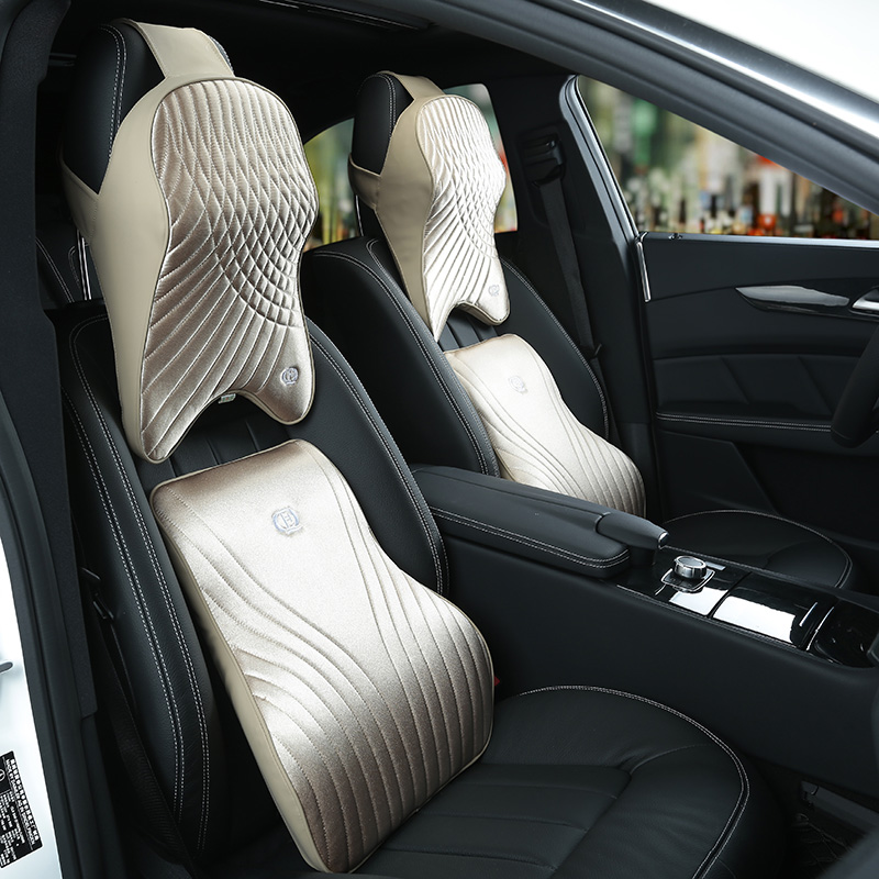 Memory Foam Car Pillow Set Pre - Memory Foam Car Neck Pillow Lumbar Support recension och pris