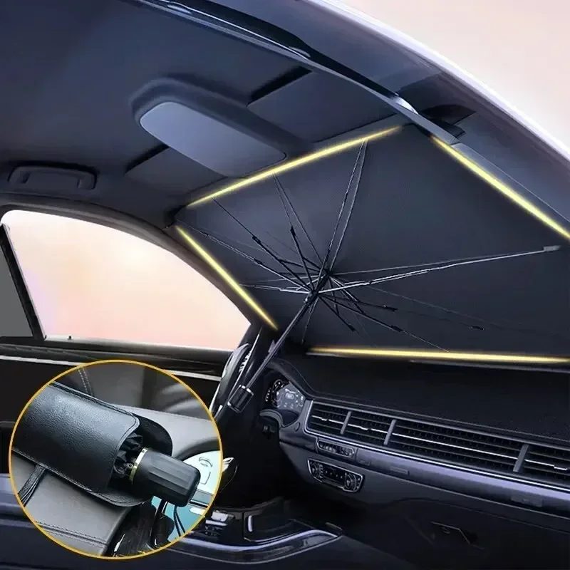 Car Sunshade Windshield Umbrel - Car Sunshade Windshield Umbrella Foldable recension och pris